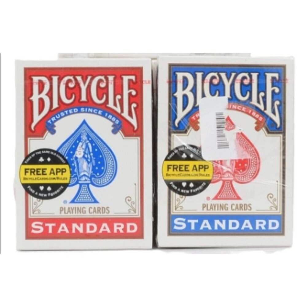 Lot of 14 Decks Bicycle Playing Cards Standard Index Red & Blue SEALED